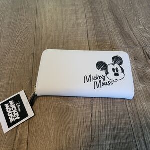 Disney Mickey Mouse White and Black Wallet
